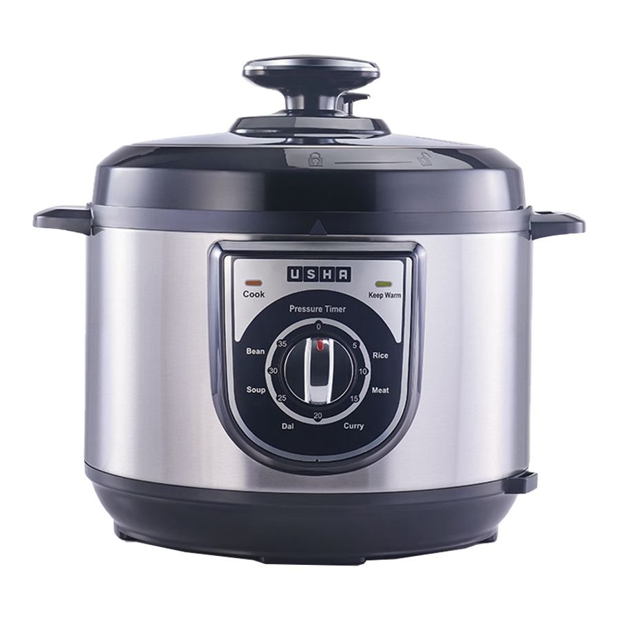 

Usha 5 Litres Electric Cooker (EPC3650, Black), No color