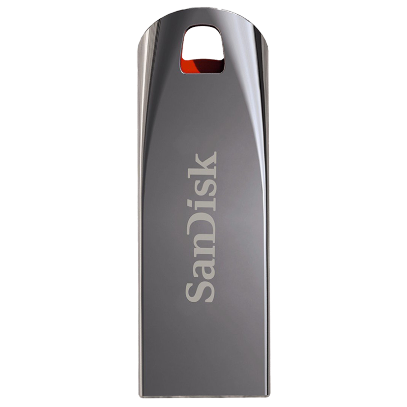 SanDisk - Sandisk Cruzer Force 16GB USB 2.0 Flash Drive (SDCZ71016G-B35-I3, Silver)