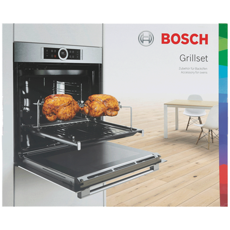 Bosch Electric Indoor Grilling Barbecue Set (17000140, Silver)_4