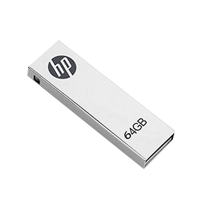 HP 64GB Pen Drive (V210W, Silver)_1