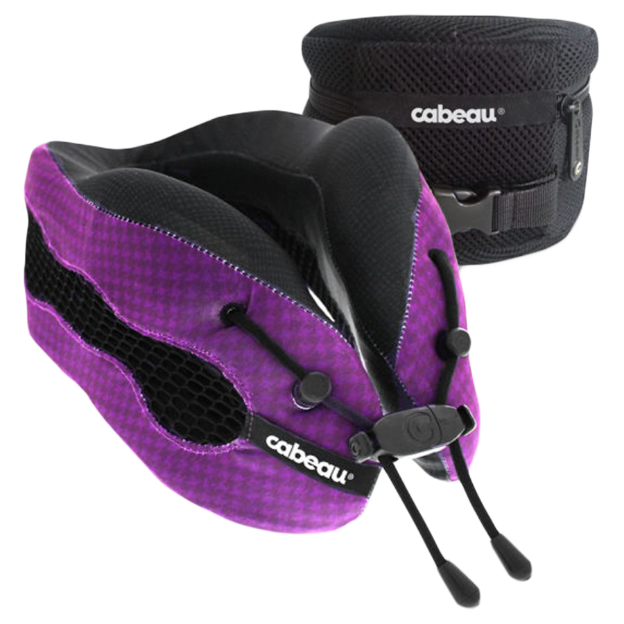 

Cabeau Evolution Cool Travel Neck Pillow (TPEC2818, Black/Purple), No color