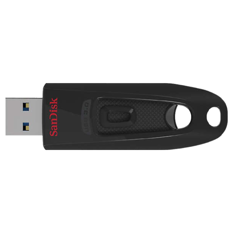 SanDisk - Sandisk Ultra 64GB USB 3.0 Flash Drive (SDCZ48-064G-U46, Black)