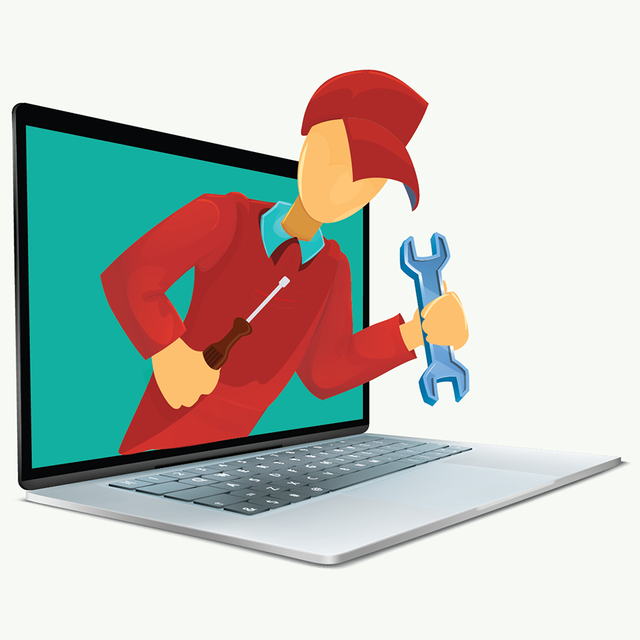 

Remote Laptop Service and Support, No color