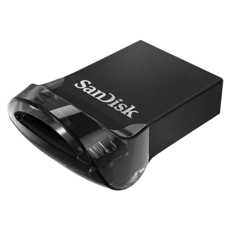 

Sandisk Ultra Fit 64GB USB 3.1 Flash Drive (SDCZ430-064G-I35, Black), No color