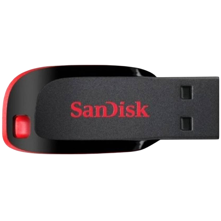 SanDisk - Sandisk Cruzer Blade 128GB USB 2.0 Pen Drive (SDCZ50-128G-I35, Black)