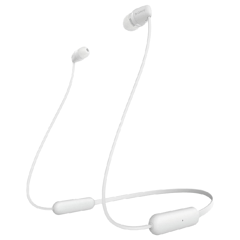 Sony WI-C200 Wireless Bluetooth Earphones (White)_1
