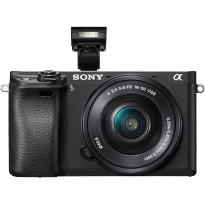 

Sony Alpha 24.2 MP Mirrorless Camera Body with 16 - 50 mm Lens (ILCE-6300L, Black), No color