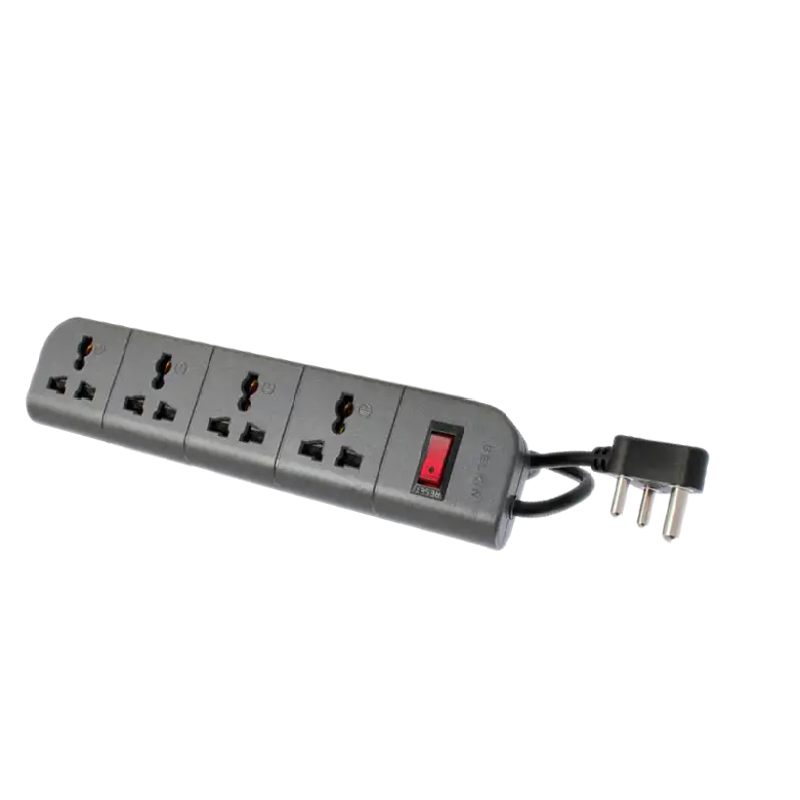 Belkin 1.5M 4 Outlet Surge Protector (F9E400ZB, Grey)