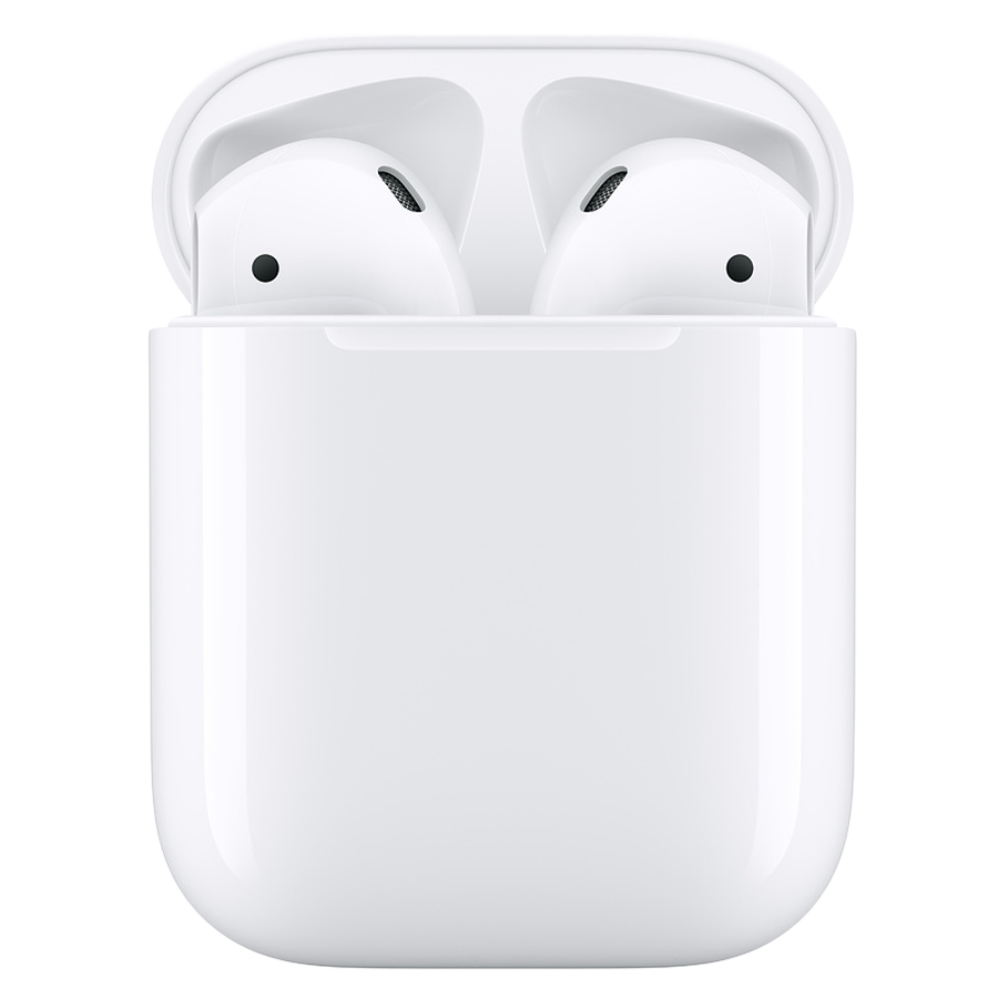 apple - apple Airpods In-Ear Truly Wireless Earbuds with Mic (Bluetooth 5.0, Charging Case, MV7N2HN/A, White)