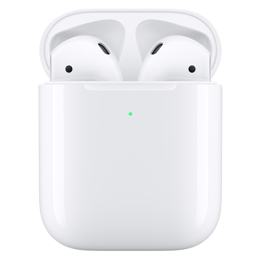 Apple Airpods MRXJ2HN/A with Wireless Charging Case (White)_1