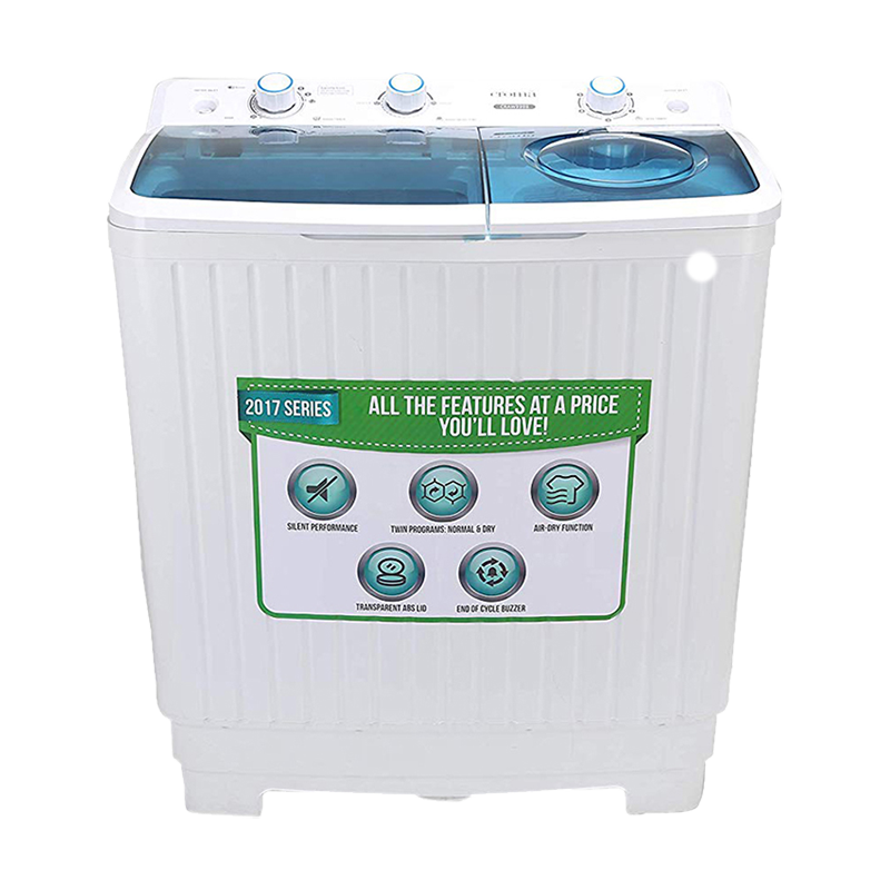 Croma 6.5 kg Semi Automatic Top Loading Washing Machine (CRAW2202, White)_1