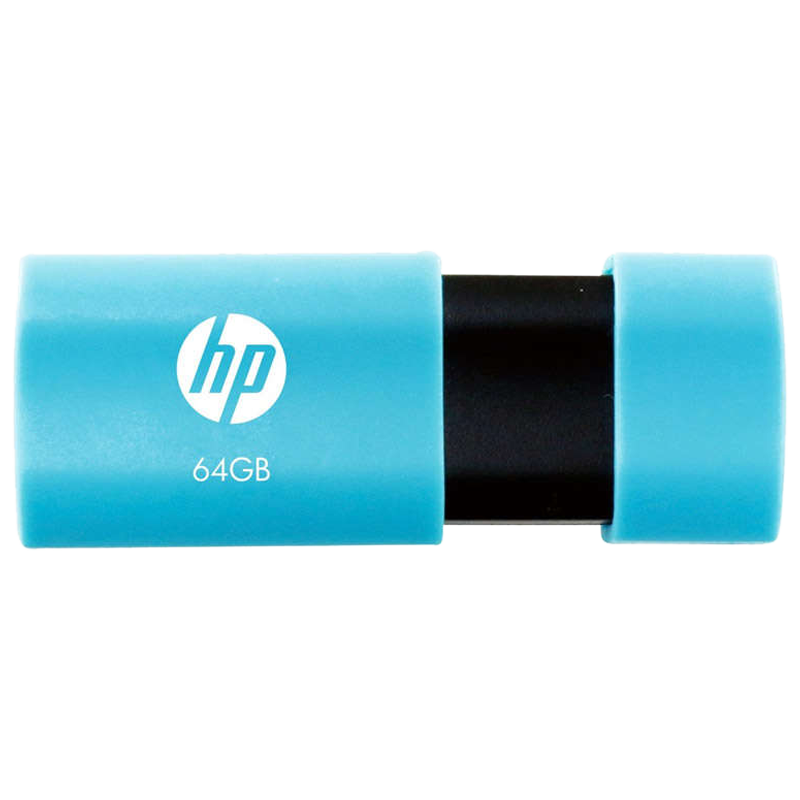 

HP 64GB USB 2.0 Flash Drive (V152W, Blue), No color