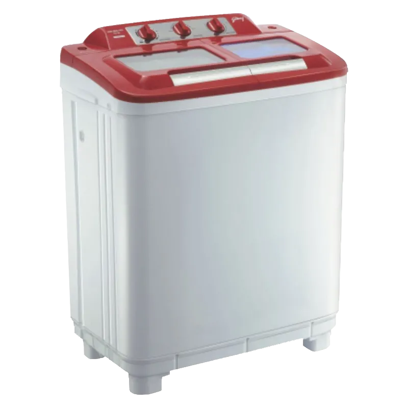 

Godrej 6.5 kg Semi Automatic Top Loading Washing Machine (GWS6502PPC, Red), No color