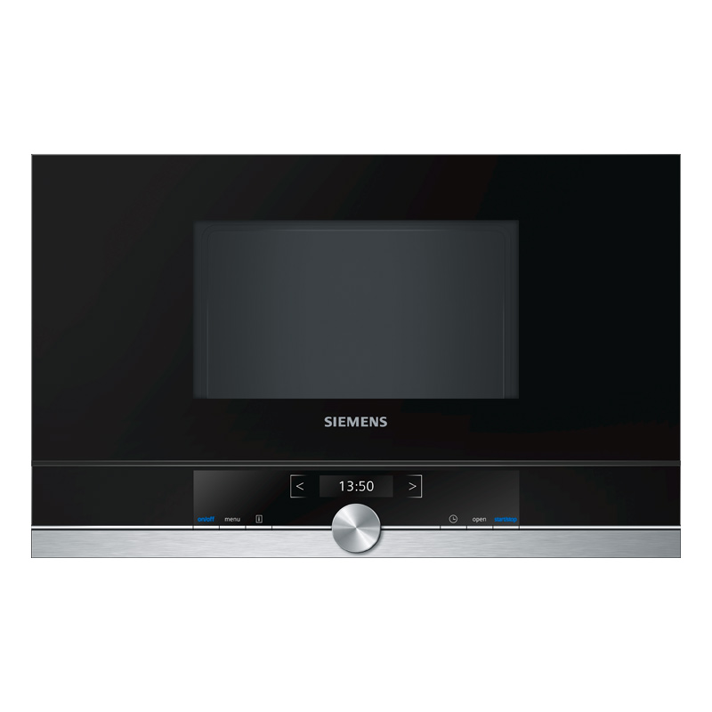 Siemens 21 Litres BF634LGS1I Built-in Microwave Oven (Black)_1