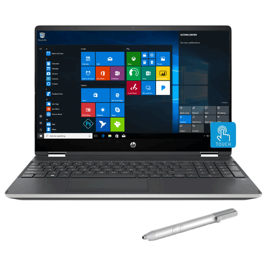

HP Pavilion x360 14-dh0107tu 7AL87PA#ACJ Core i3 8th Gen Windows 10 Home Laptop (4 GB RAM, 256 GB SSD, Intel 620 Graphics, MS Office, 35.56cm, Silver), No color