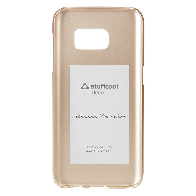 

Stuffcool Deco Aluminum Hard Back Case Cover for Samsung Galaxy S7 (DCSGS7, Titanium)