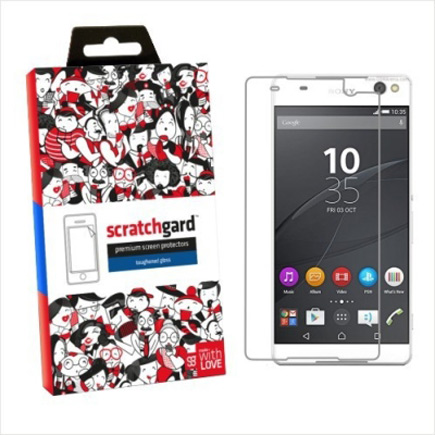 Scratchgard Tempered Glass Screen Protector for Sony Xperia C5 (Transparent)_1
