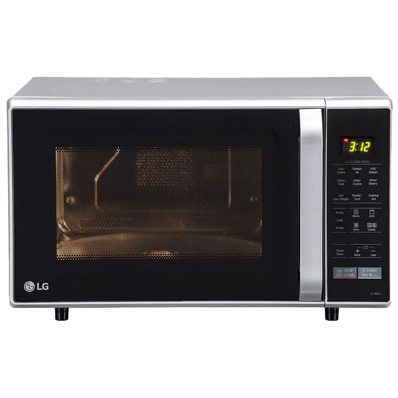 LG - lg 28 Litres Convection Microwave Oven (MC2846SL, Silver)