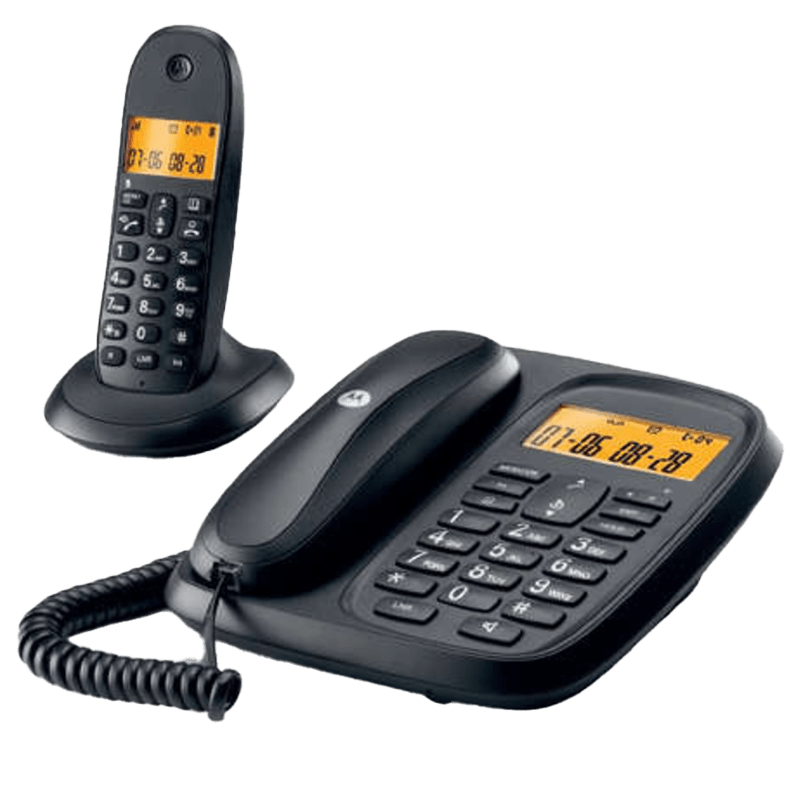 Motorola Corded and Cordless Combo Phone (CL101 I, Black)_1