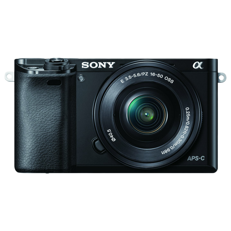 Gift - Sony 24.3 MP Mirrorless Camera (ILCE-6000L, Black)_1