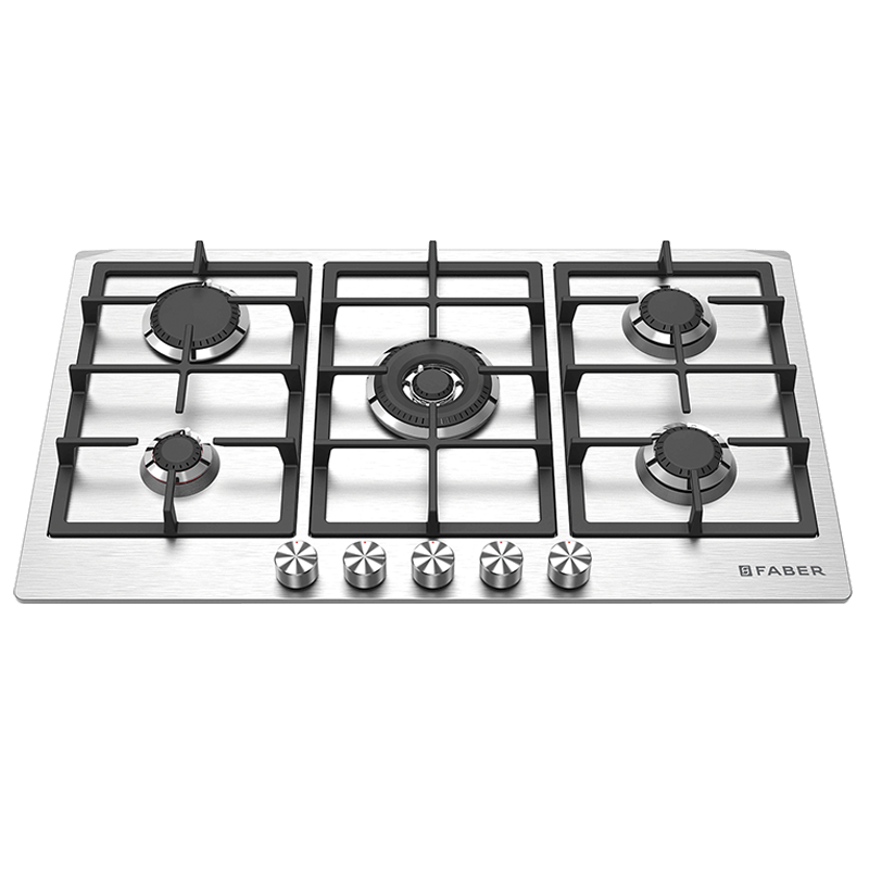 Faber 5 Burners Built-in Hob Cooktop (FPH 905 SS, Stainless Steel)_1