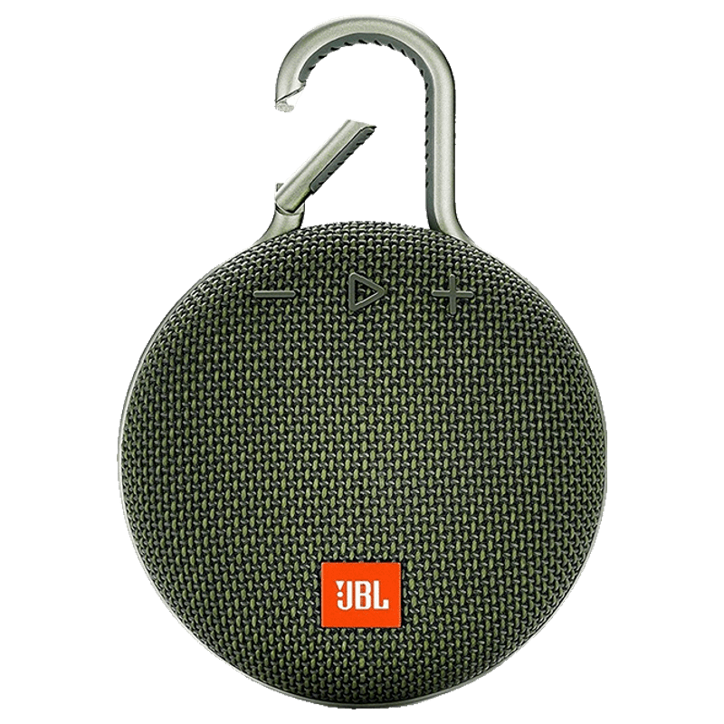 

JBL CLIP 3 Portable Bluetooth Speaker (Green), No color
