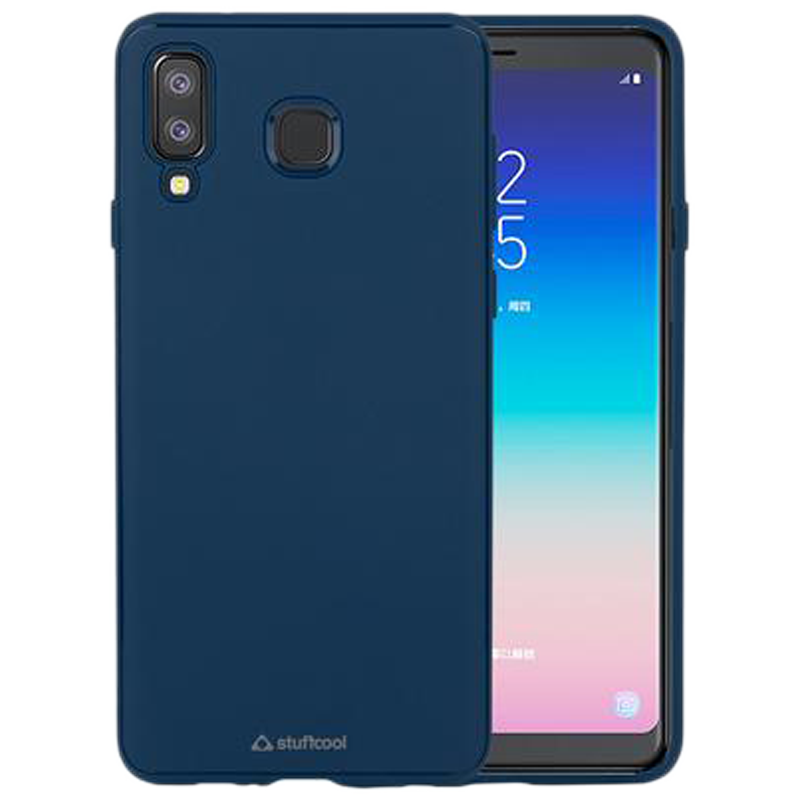 

stuffcool Armour Plastic Back Case Cover for Samsung Galaxy A8 Star (Blue)