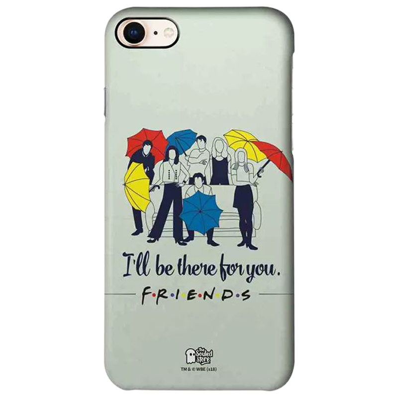 The Souled Store F.R.I.E.N.D.S- I'll Be There for You Polycarbonate Back Case Cover for Apple iPhone 8 (73231, Black)_1