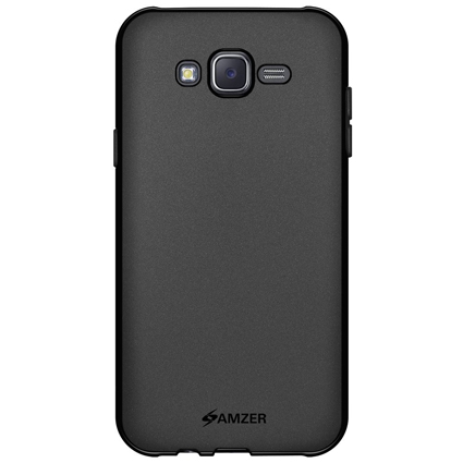 AMZER Pudding TPU Soft Back Case Cover for Samsung Galaxy J5 (AMZ97870, Black)_1