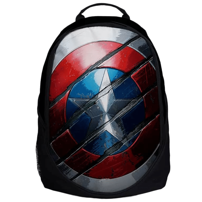 The Souled Store - The Souled Store Captain America- Shield 25 Litres Laptop Backpack (Black)