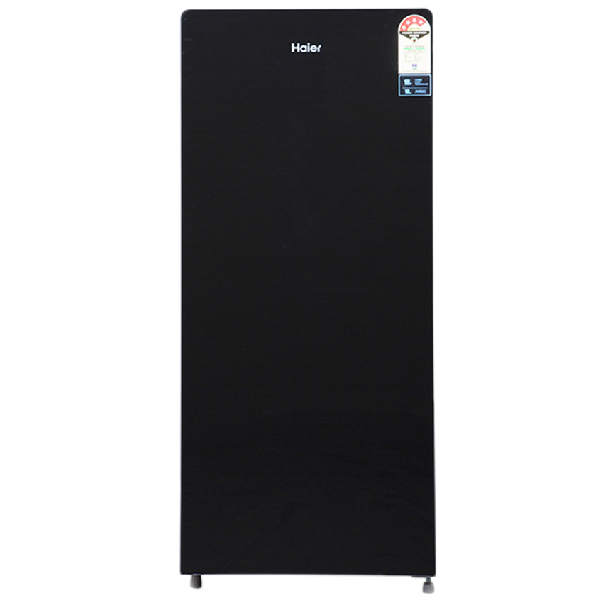 Haier 195 L 5 Star Direct Cool Single Door Refrigerator (HRD-1955CKG-E, Black Glass)_1