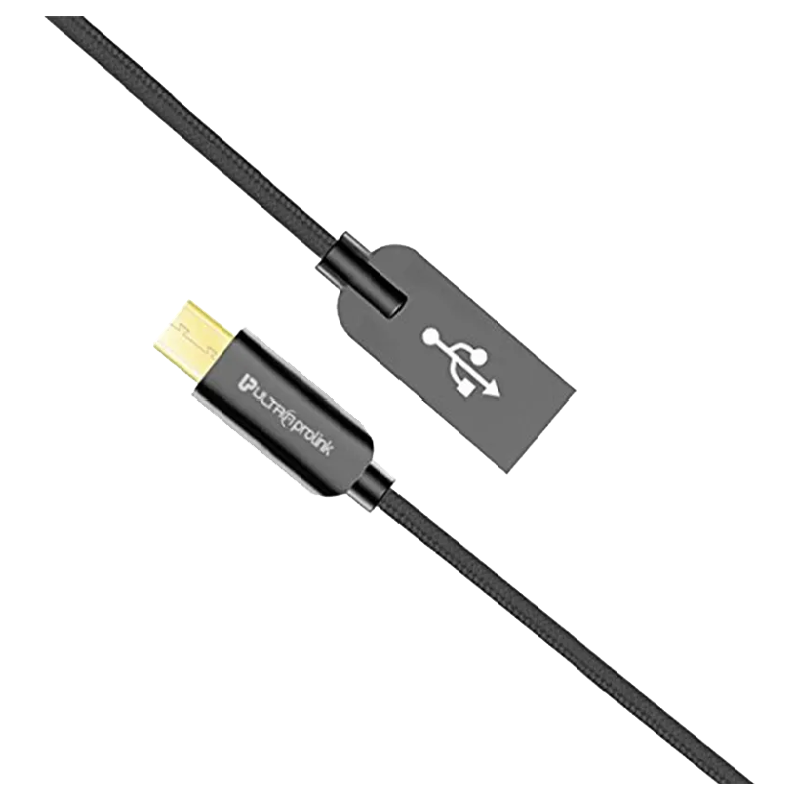

Ultraprolink 150 cm USB (Type-A) to Micro USB Cable (UL0056BLK-0150, Black), No color
