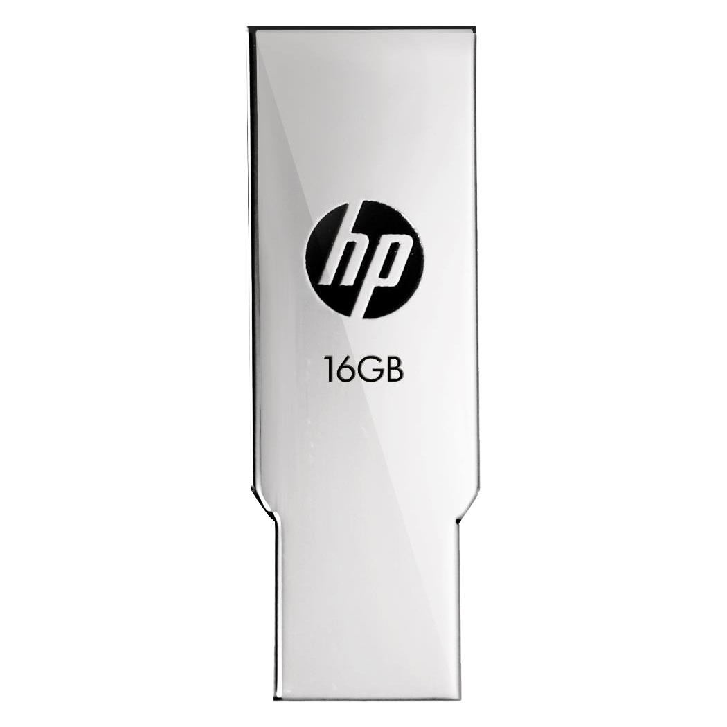 HP 16GB USB 2.0 Flash Drive (V237w, Silver)_1