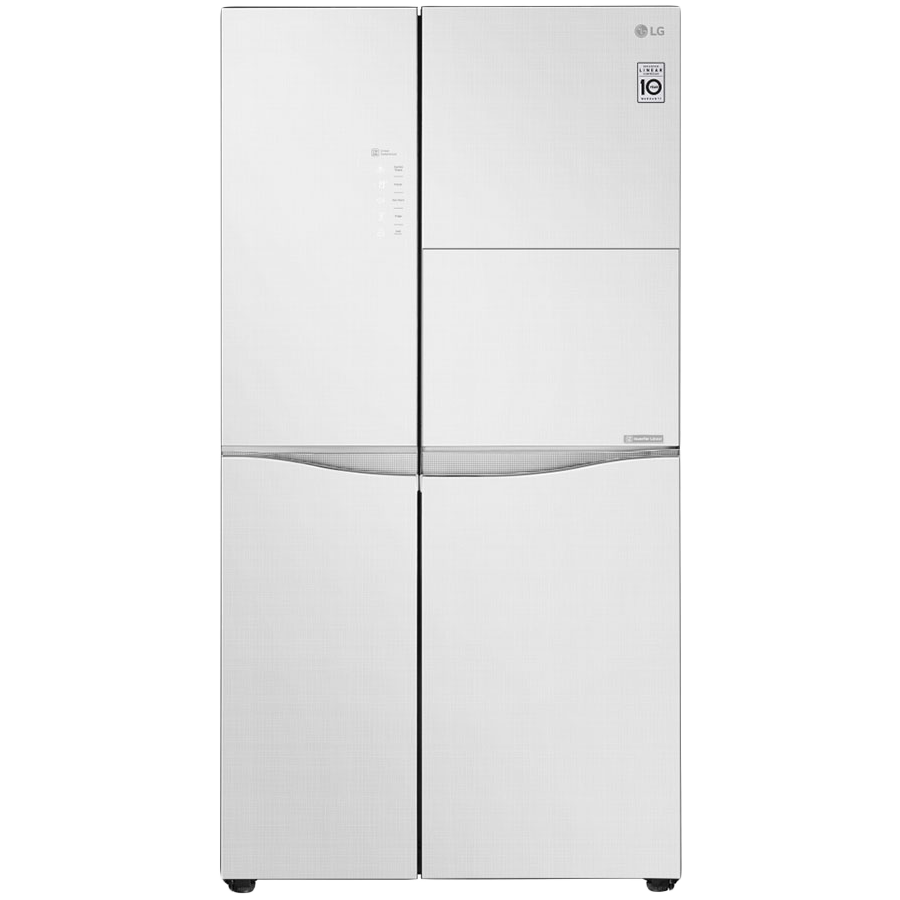 LG 675 L Side by Side Inverter Refrigerator (GC-C247UGLW, Linen White)_1