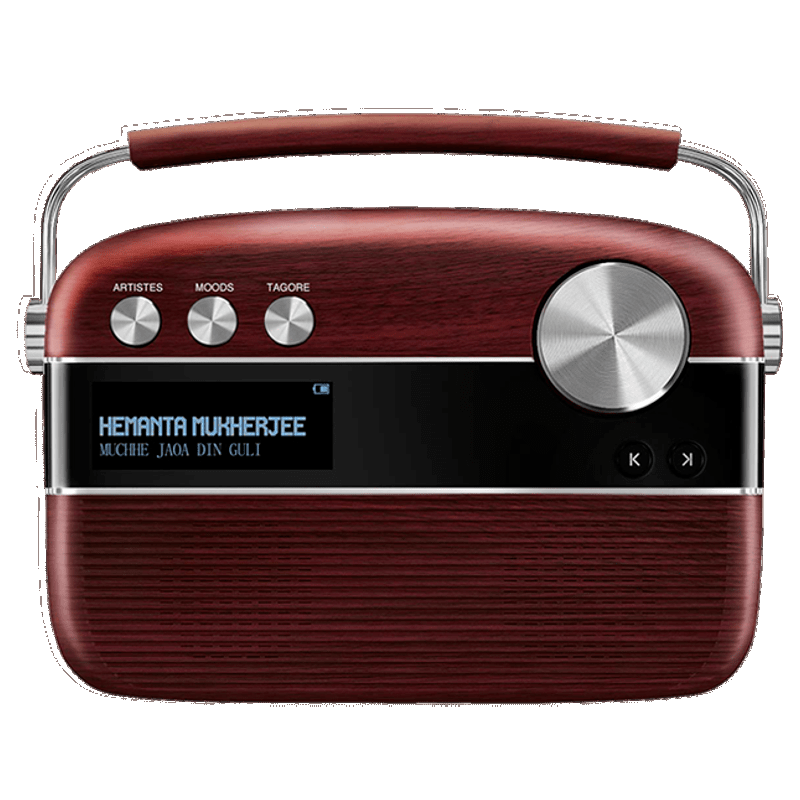 

Saregama Carvaan Bengali Digital Audio Player (Red), No color