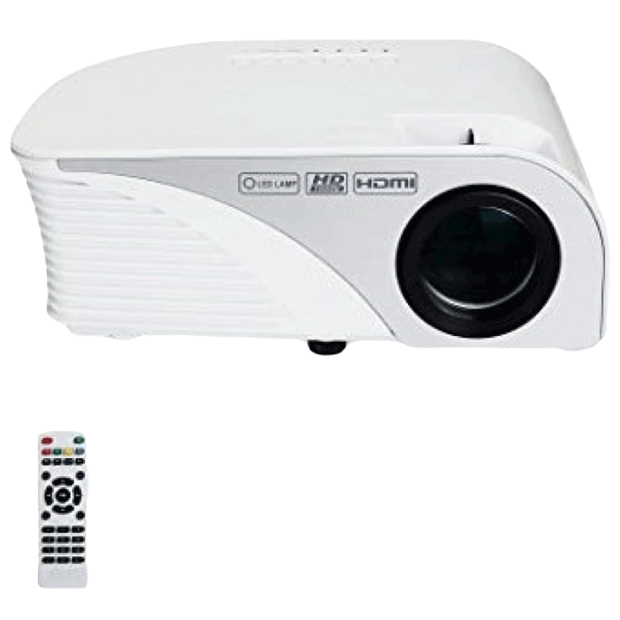 Miracle Digital Alpha Beam Lite HD Projector (LED 805, White)_1