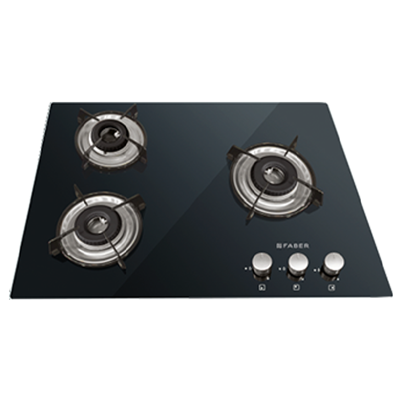 

Faber HCT 653 3 Burners Hob Cooktop (CRR LBK EI, Black), No color