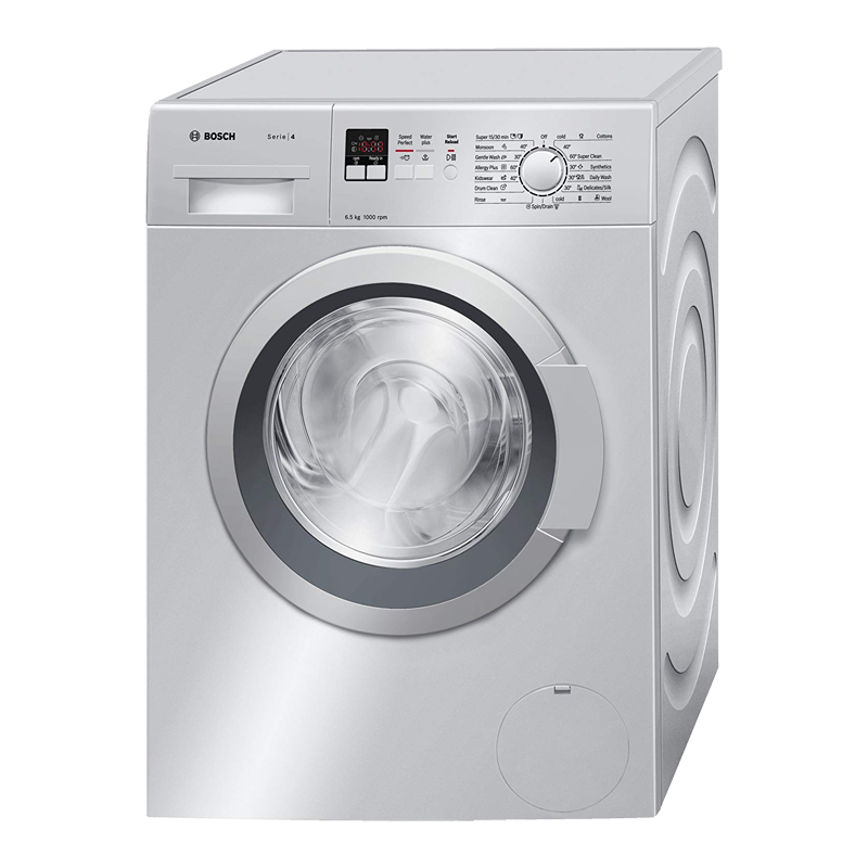 Bosch 6.5 kg Fully Automatic Front Loading Washing Machine (WAK20167IN, Silver)_1
