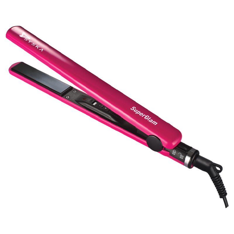 Syska Corded Hair Straightener (HS6810, Pink)_1