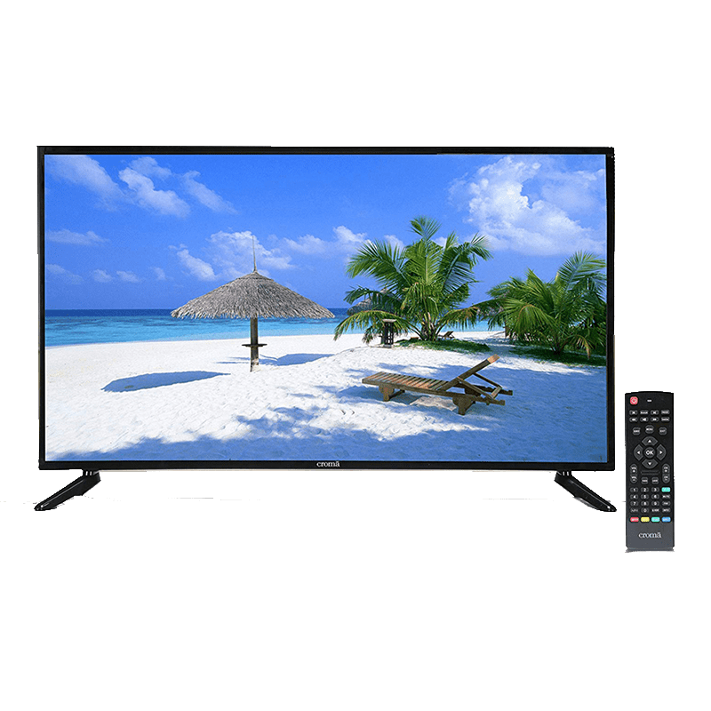 Croma 140 cm (55 inch) 4k Ultra HD LED Smart TV (EL7338, Black)_1