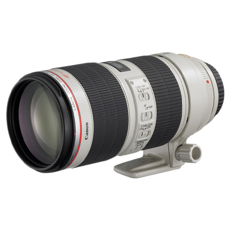 

Canon EF 70-200 1:2.8L ET-83 I F2.8 Lens (Black), No color