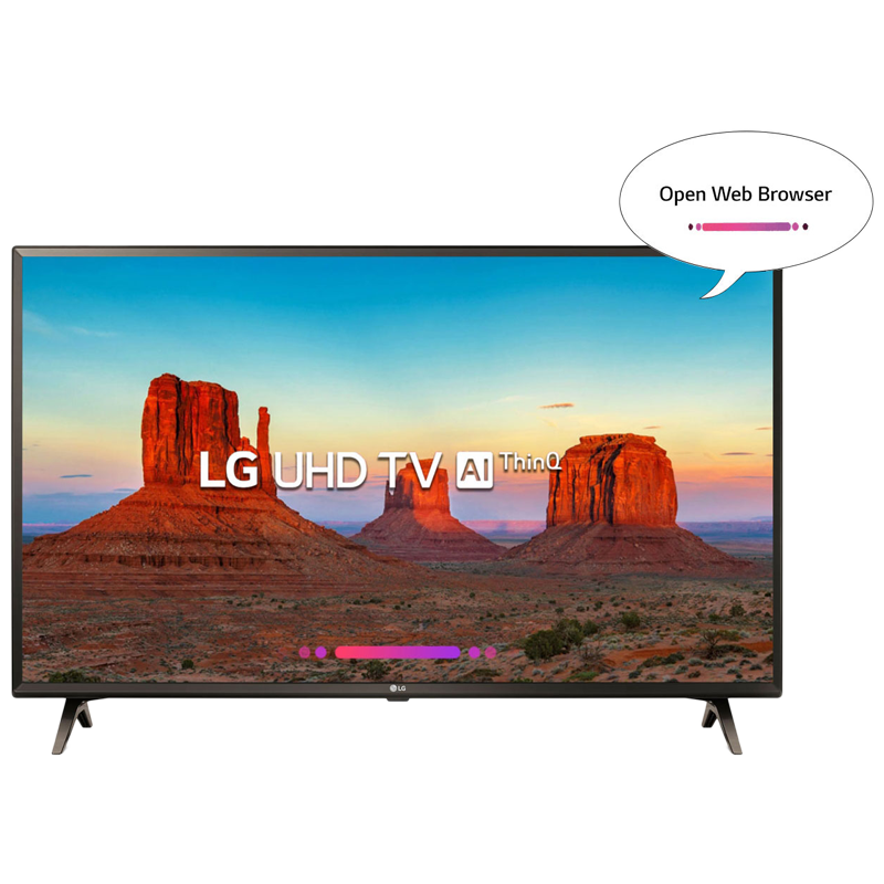 LG 109 cm (43 inch) 4k Ultra HD LED Smart TV (43UK6360PTE, Black)_1