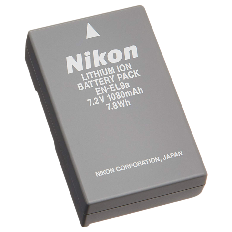 

Nikon Camera Battery (EN-EL9A, Black), No color