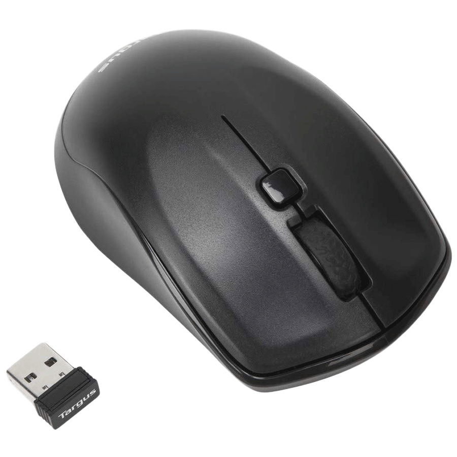 Targus 1600 DPI 4 Keys Wireless Optical Mouse (AMW610AP, Black)
