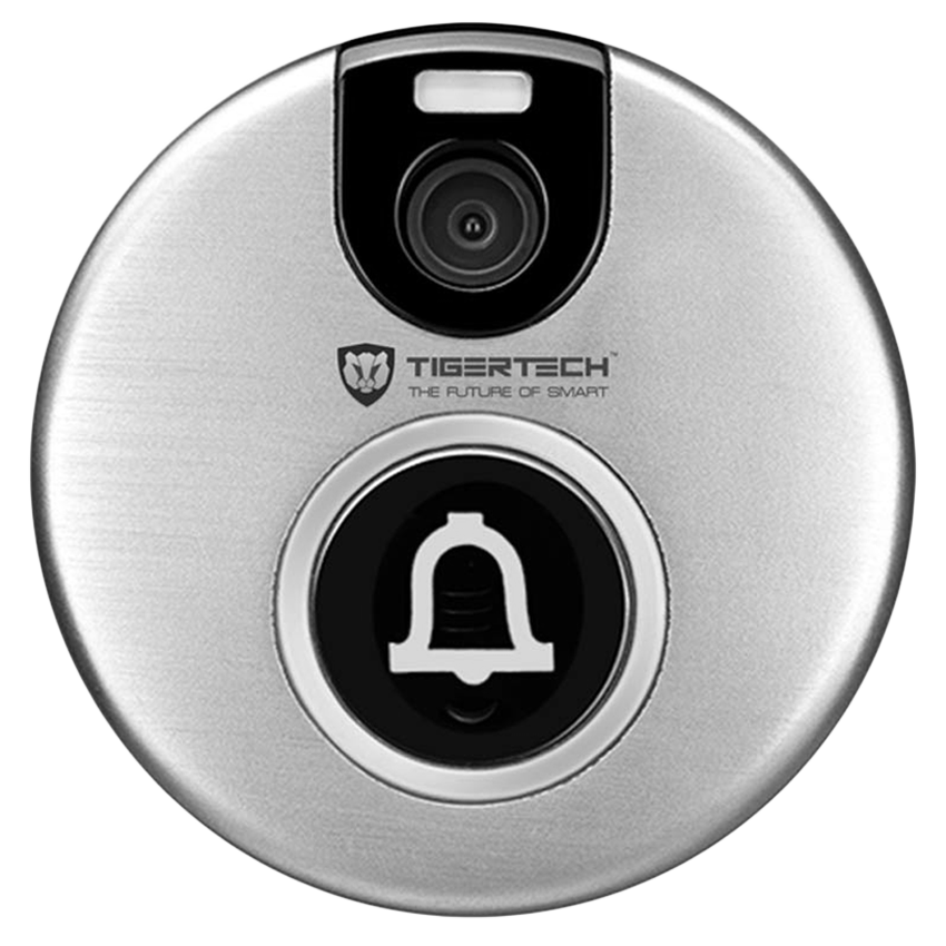 TigerTech Tigerguard Smart Wi-Fi Video Doorbell (TT-BELL-01, Silver)_1