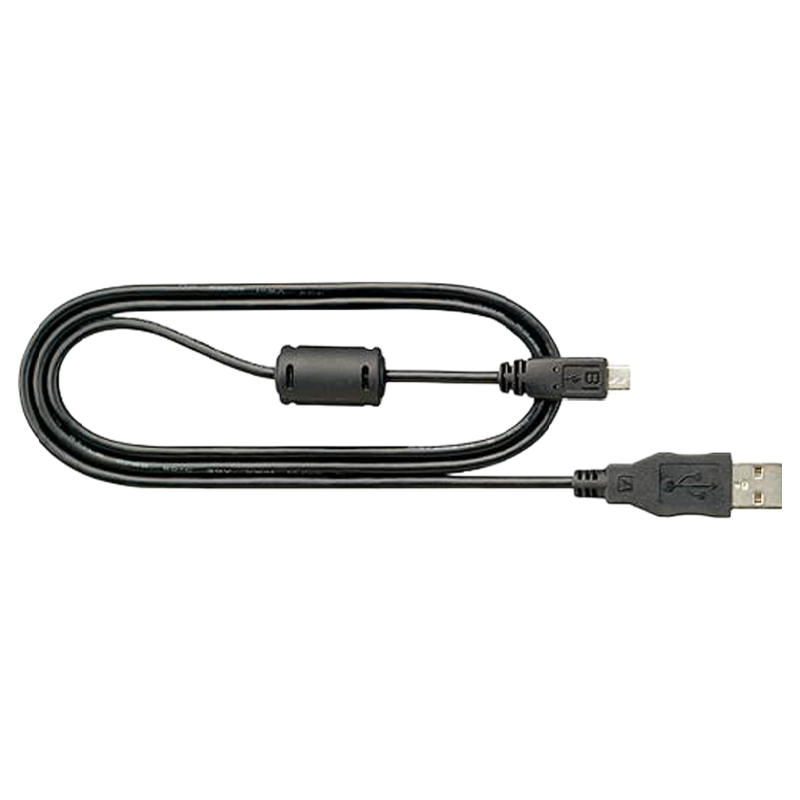 

Nikon 5 Feet Compact Design USB Cable (UC-E21, Black), No color
