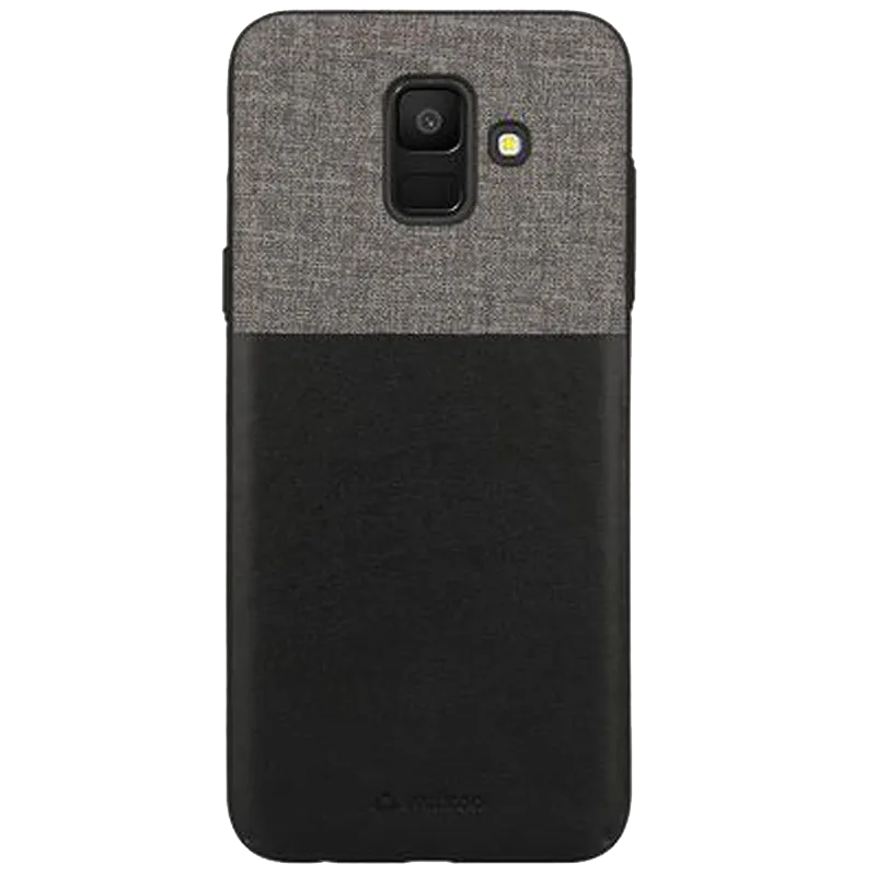Stuffcool Eto Sport PU Leather Back Case Cover for Samsung Galaxy A6 (ETOSGA6-BLK, Black)_1