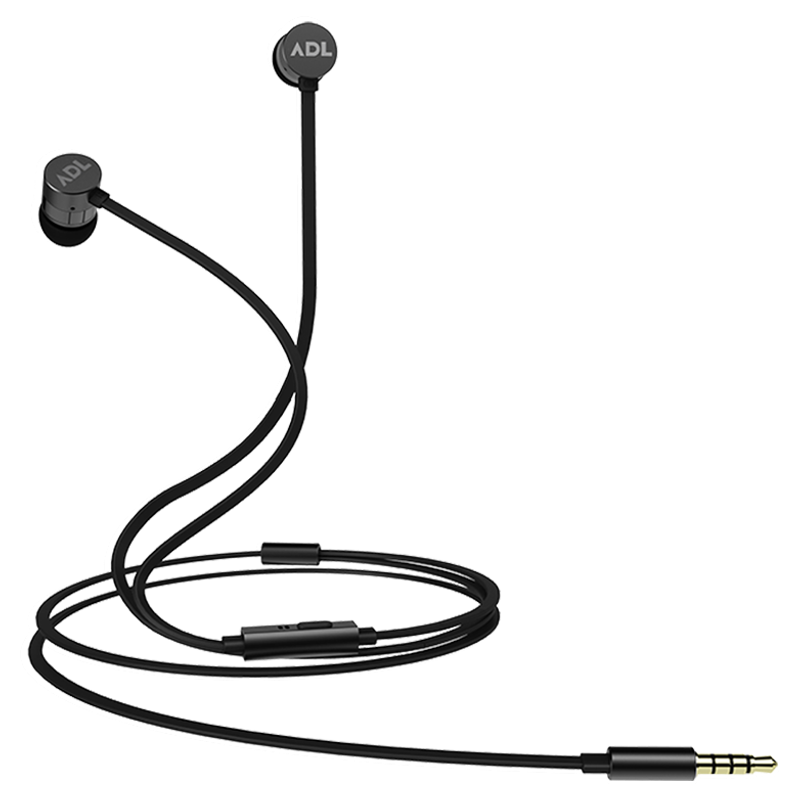 ADL Escape S600 In-Ear Wired Earphones with Mic (Gun Metal)_1