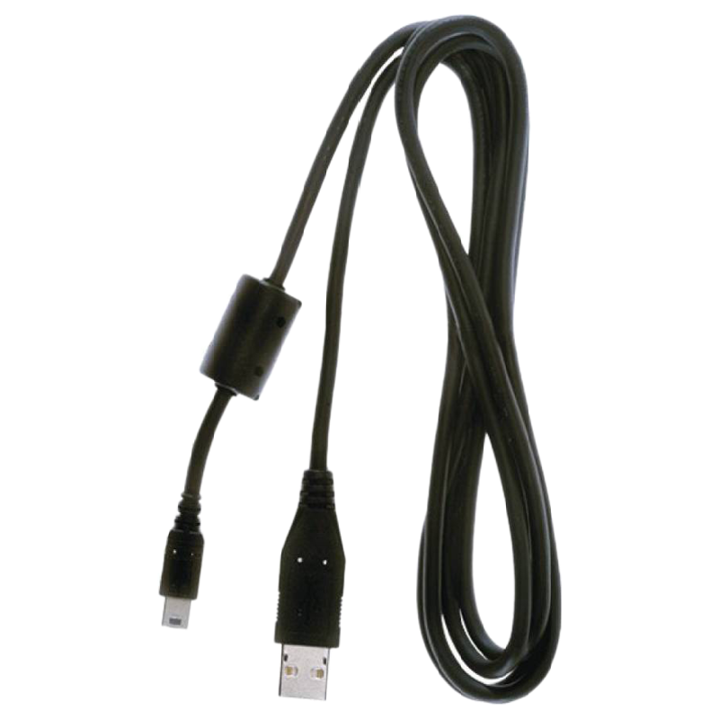 

Nikon Compact Design USB Cable (UC-E6, Black), No color