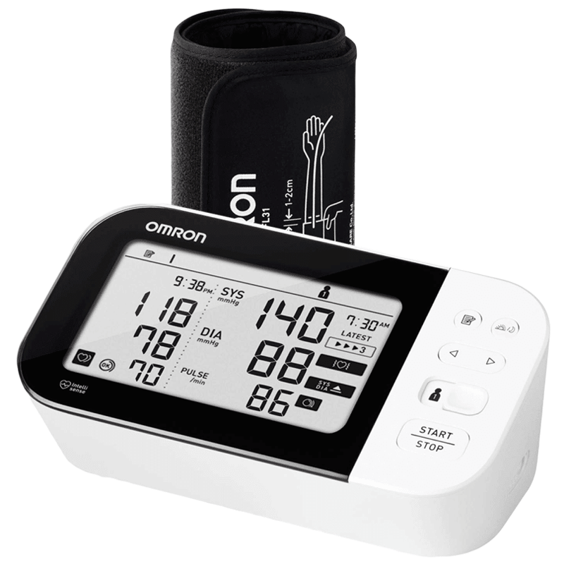 Omron Automatic Digital Blood Pressure Monitor (Enhanced Intellisense Technology, HEM-7361T, White)_1